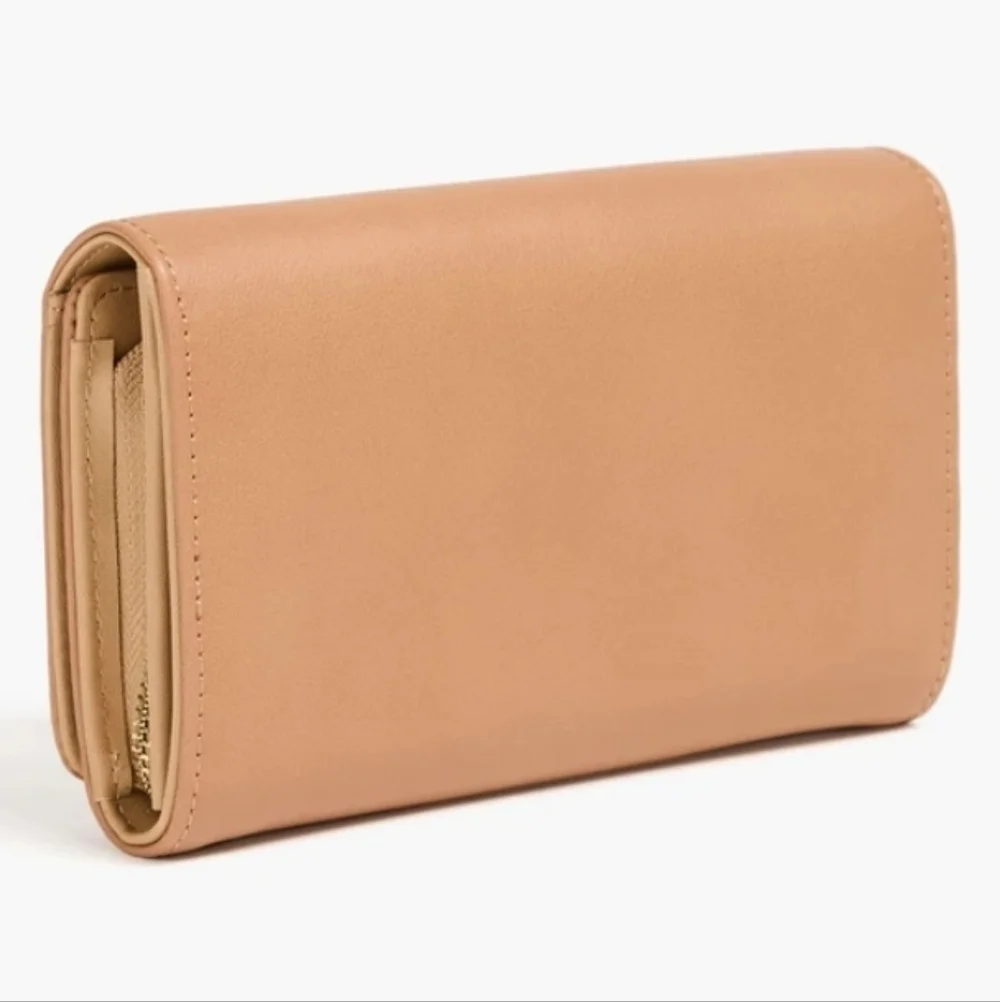 Love Moschino Gold Wallet Sand Beige NWT